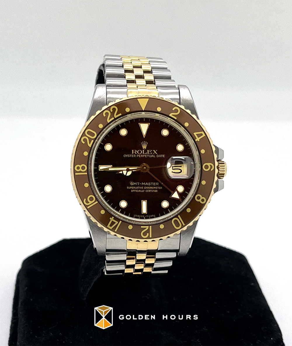 Rolex GMT Master Tiger Eye Golden Hours